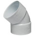 PVC BEND 50MM 45D PLAIN